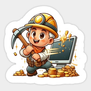 Crypto Miner Sticker